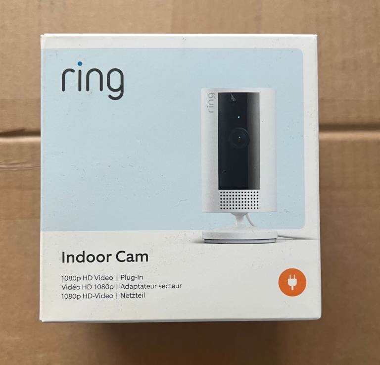 New Ring Indoor Camera (2nd Gen) 1080p HD, Two-Way Talk,