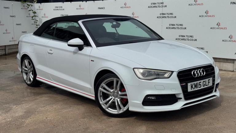 Audi A3 Cabriolet 2.0 TDI S line S Tronic Euro 6 (s/s) 2dr Diesel Automatic