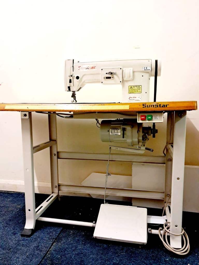Sunstar KLZ-371 High Speed, Single Needle, Embroidering Industrial Sewing Machine