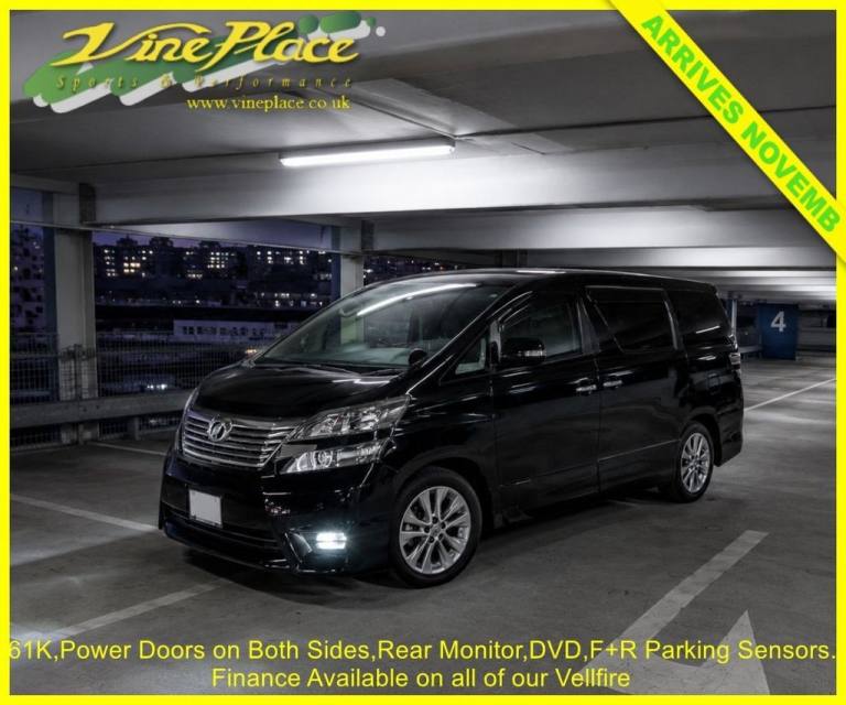 2009 Toyota Vellfire 2.4 Z, 7 Seats, Auto, 61K Miles MPV Petrol Automatic