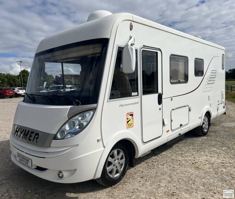 Hymer B554, 2012, 4 berth rear fixed bed A class motorhome