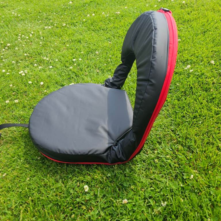 Portable boat seat, folding, 