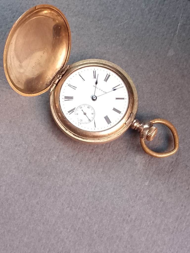 Waltham mass antique pocket watch. A W.W.CO