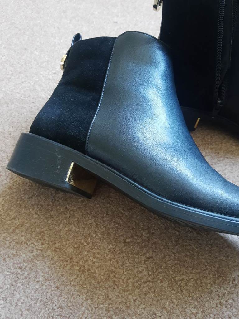 M&S leather boots 