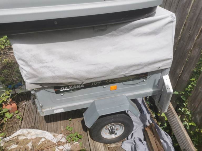 Daxara/Erde 107 Camping and DIY Trailer with Height Extender Frame