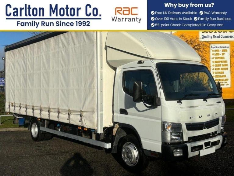 2019 Mitsubishi Canter 7C15 CURTAINSIDER HGV AUTO 148 BHP EURO 6  Curtain Side D