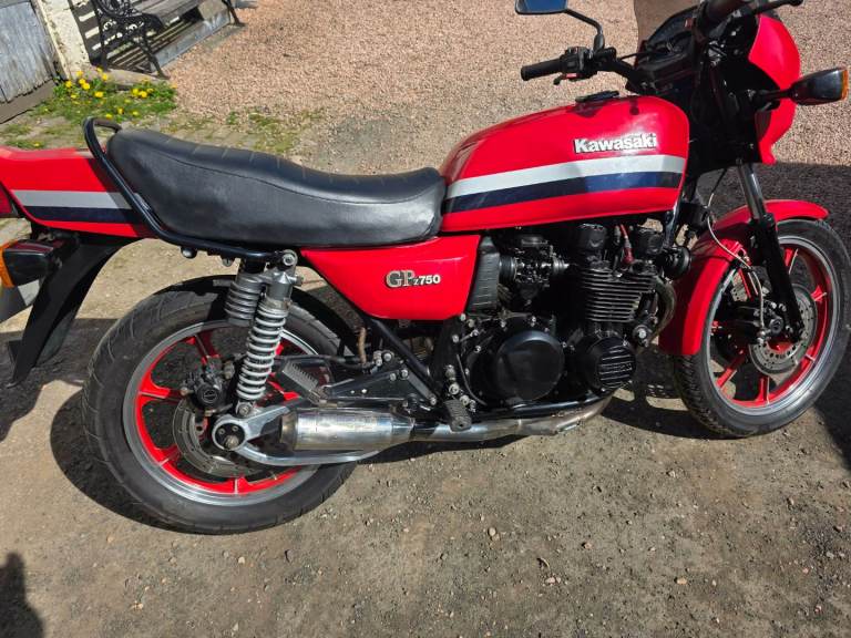 Kawasaki, gpz750r1 tax and test exempt