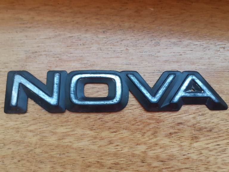 Vauxhall Nova Car Badge