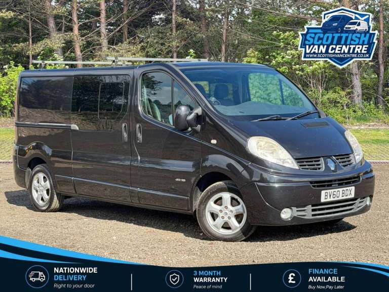 2010 Renault Trafic LL29dCi 115 Sport [Sat Nav] Crew Van WINDOW VAN DIESEL Manual