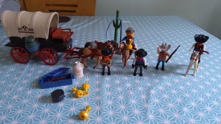 Playmobil cowboy stage coach