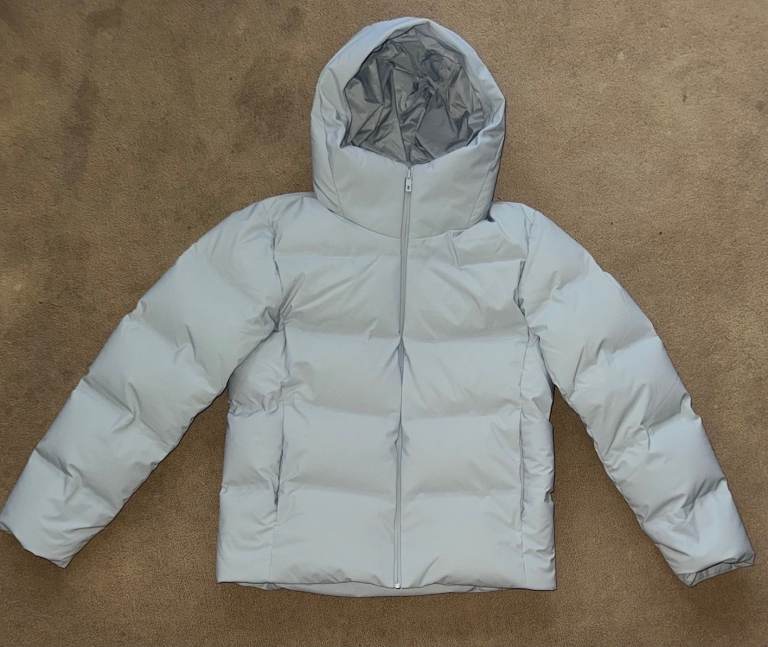 Uniqlo Seamless Down Parka Grey/Silver Brand new Size S RRP £129.99