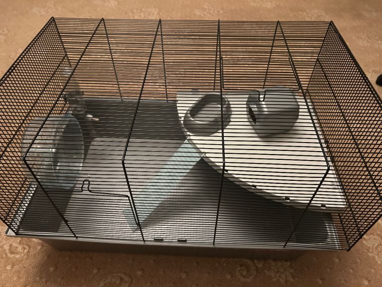 Grey hamster cage 