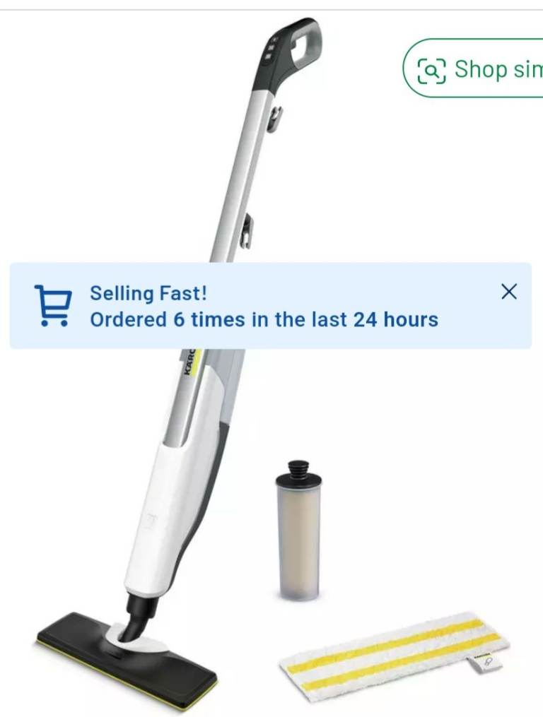 *LIKE NEW CONDITION QUALITY KARCHER Upright Steam Floor Cleaner TILES WOOD FLOOR KITCHEN MOP CLEANER