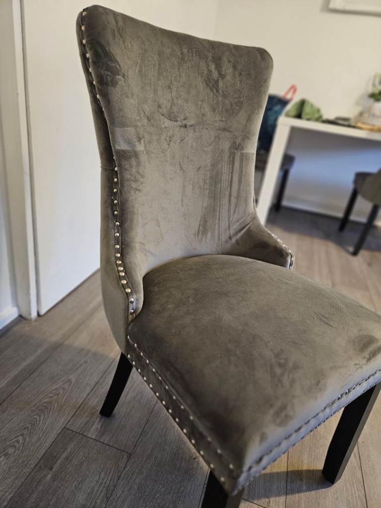 Dining velvet chairs 