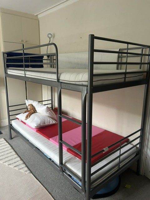 Metal bunk bed, IKEA