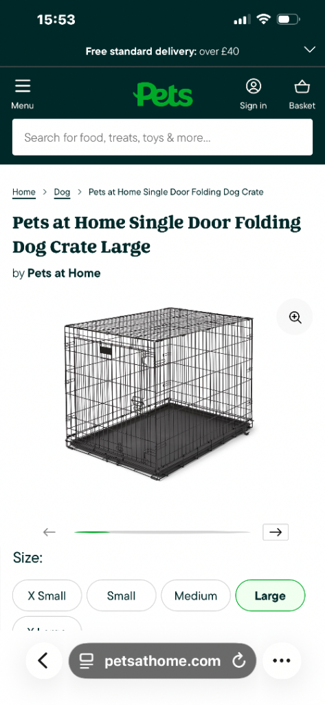 Large Dog Crate 