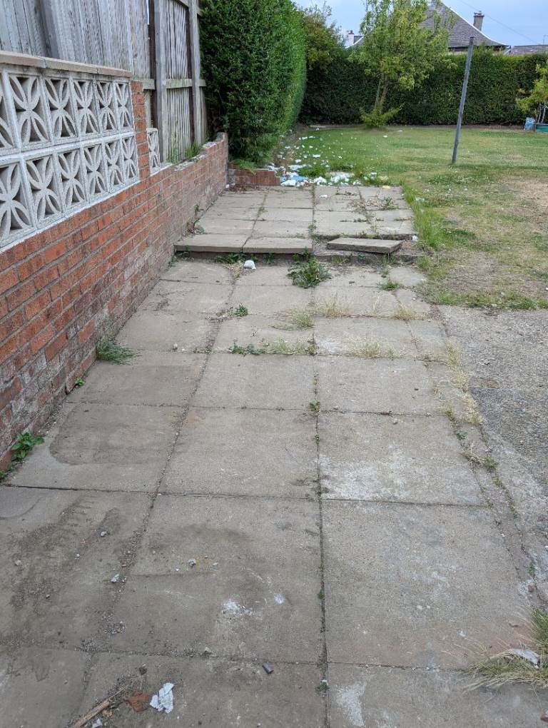 35 2x2ft slabs for removal