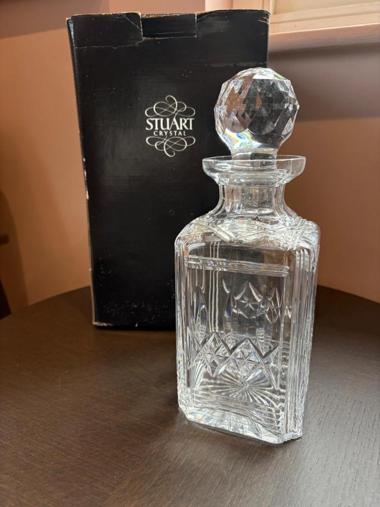 Stuart Crystal Decanter, unused