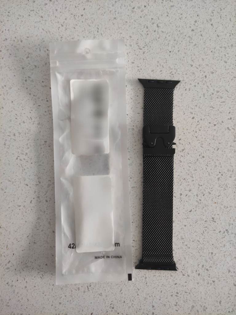 Apple Watch/ NEW Smart Watch Milanese Loop Strap, Black, Watch Band, Brand New