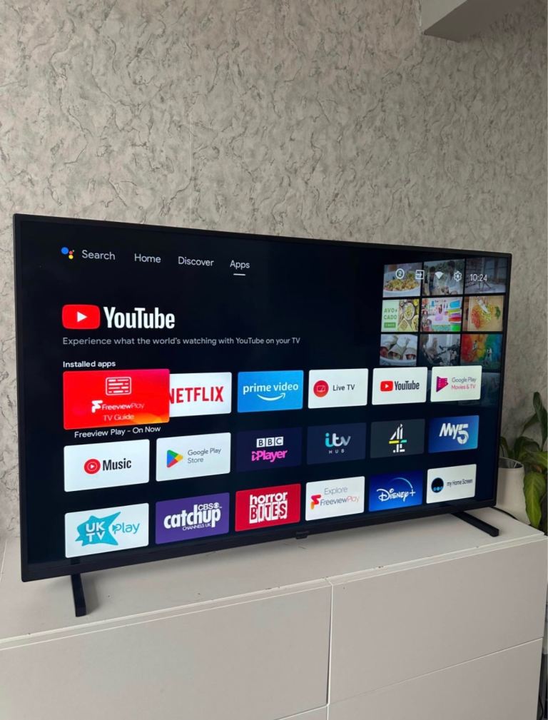 50” Android Panasonic Smart WiFi Ultra Hd led tv Excellent condition