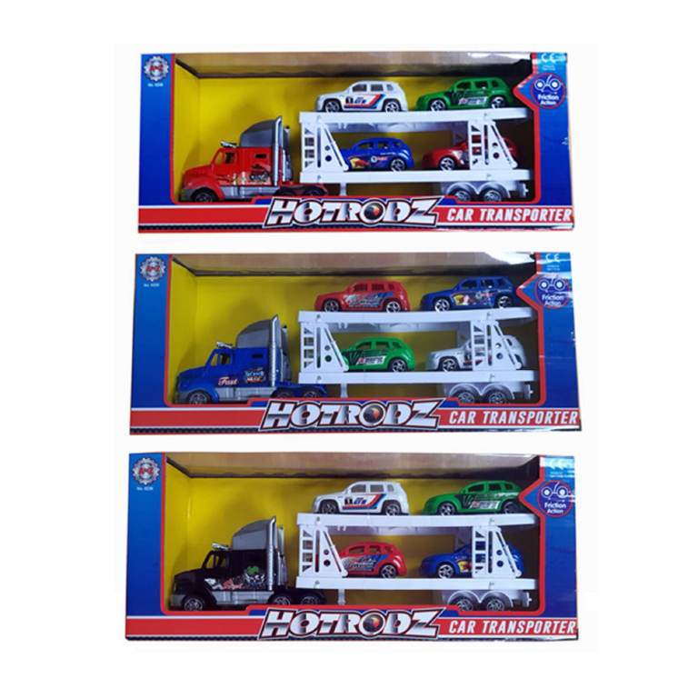 JOB LOT 3 x HAULER LORRY TRANSPORTER RESCUE TRUCK CAR CARRIER RACING CAR STOCKING FILLER