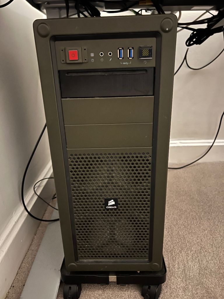 Gaming PC - RTX 3080 FE | Ryzen 5600X | Rare Corsair C70 Ammo Box Case | 32GB B-Die RAM