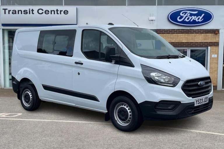 2023 Ford Transit Custom 2.0 EcoBlue 105ps Low Roof D/Cab Leader Van PANEL VAN DIESEL Manual