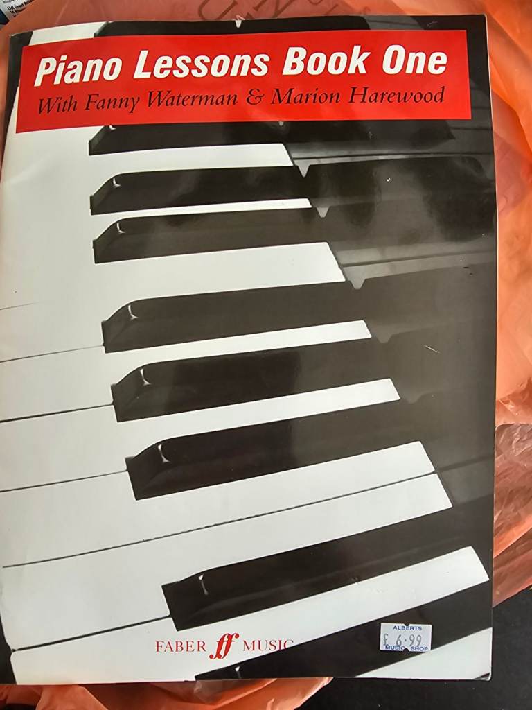 Piano Lessons Book One by Waterman & Harewood – Faber Music