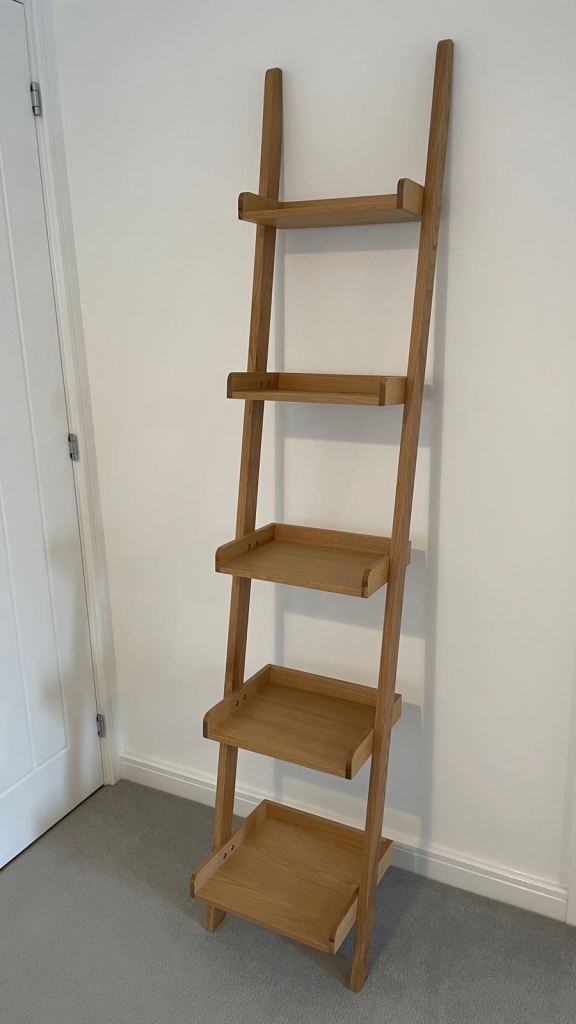 Habitat Jessie Tall & Narrow Ladder Shelf - Oak