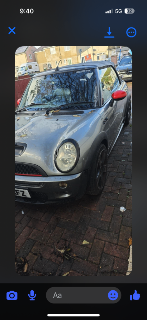 Mini, CONVERTIBLE, Convertible, 2004, Manual, 1598 (cc), 2 doors