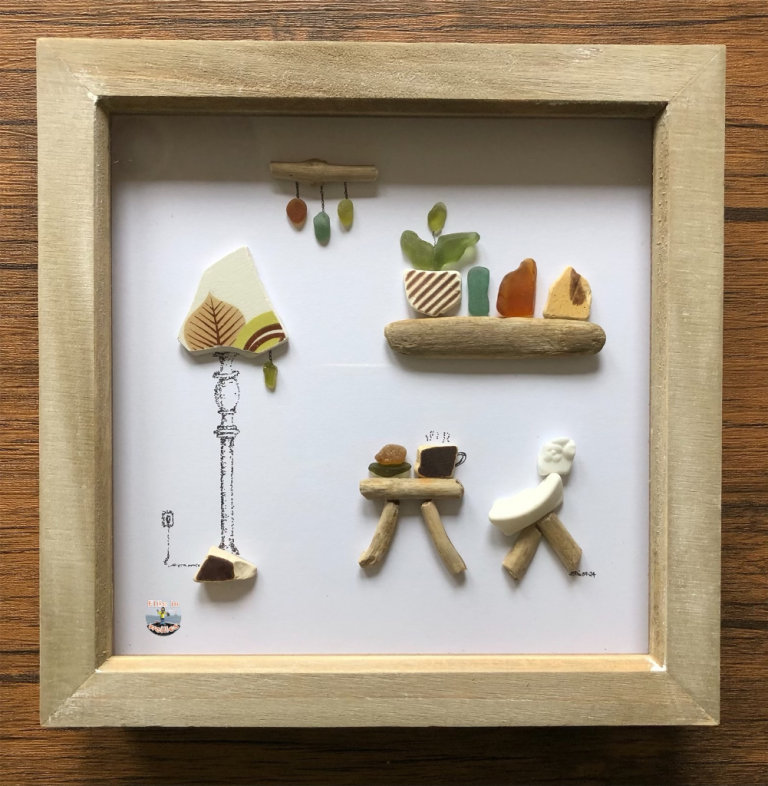 Handmade boho vibe living room decor