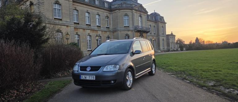2006 LHD VW TOURAN 2.0 PETROL, 6 SPEED MANUAL, 7 SEATER WITH TOWBAR. ON EU REG.