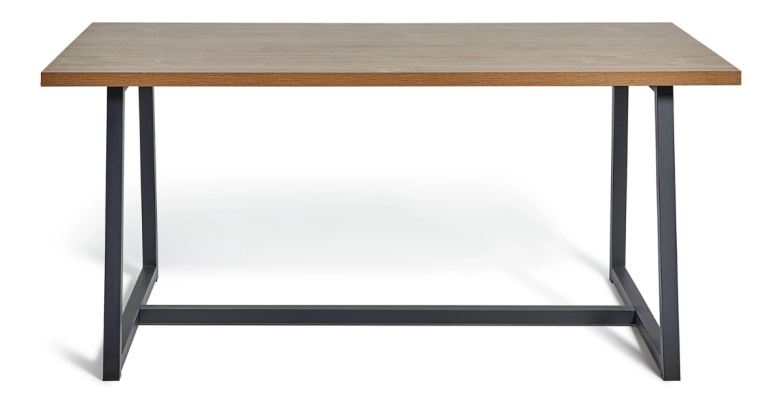 Habitat Nomad 160cm Dining Table - Natural & Black RRP: £250