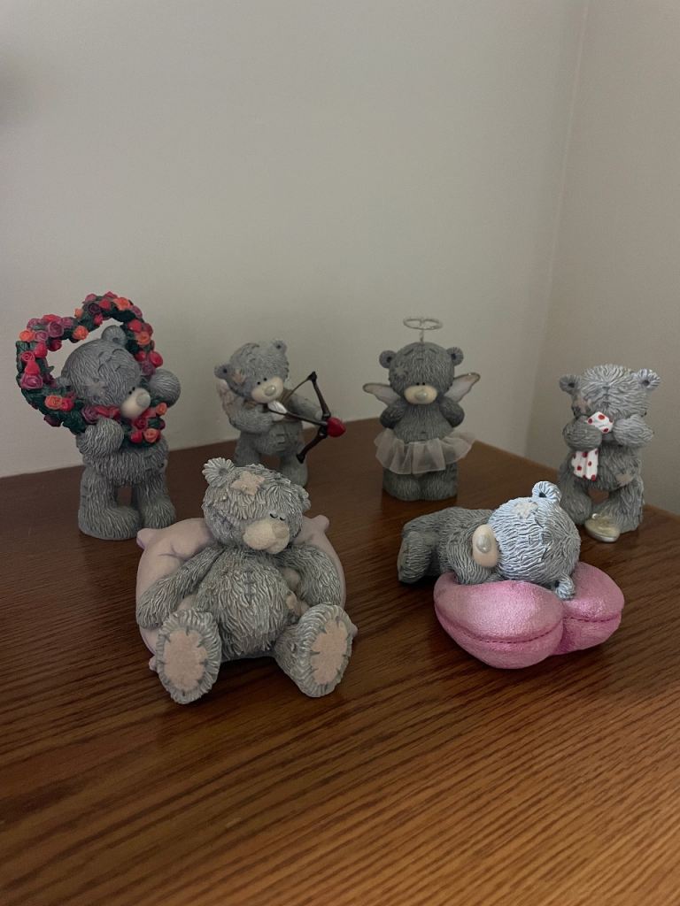 Me To You Bear Collectible Figurines / Ornaments x 6