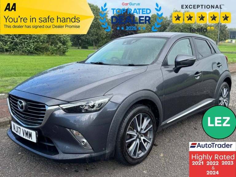 2017 Mazda CX-3 2.0 SKYACTIV-G Sport Nav SUV 5dr Petrol Manual 4WD Euro 6 (s/s) (150 ps) HATCHBAC...