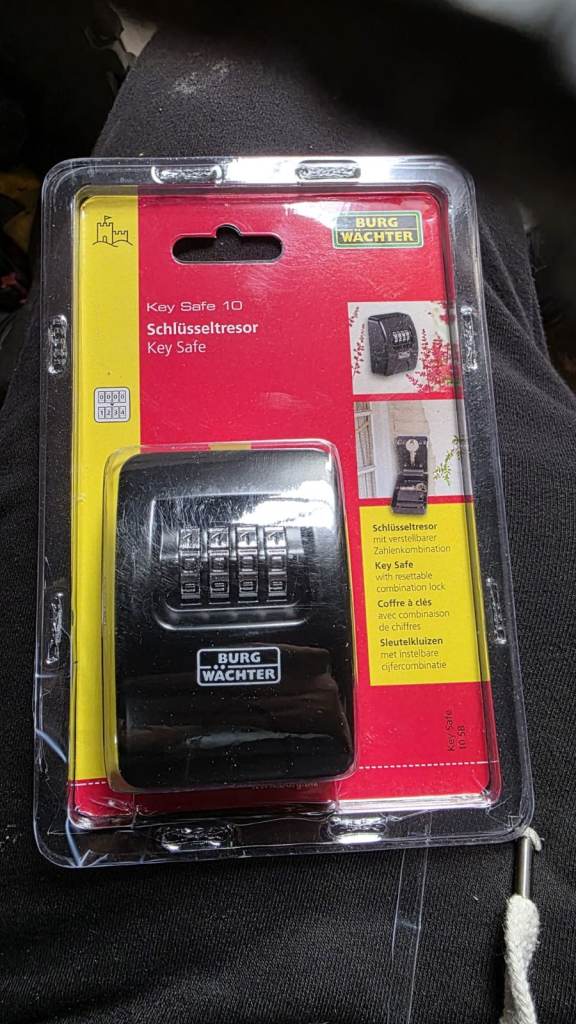 BURG WACHTER Key Safe 10 – Brand New, Black