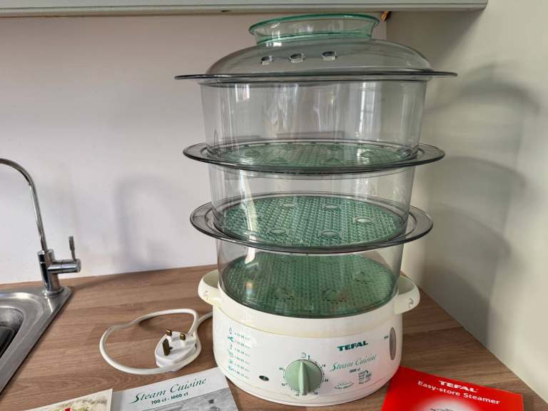 Need more cooking capacity?  Get this Tefal 3 tier Electric Steamer, now only £10! 