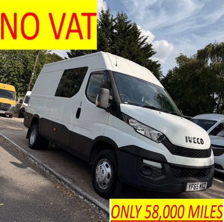 2015 Iveco Daily 5.2T VAN TWIN AXLE **ONLY 58,000 MILES**  NA Diesel Manual