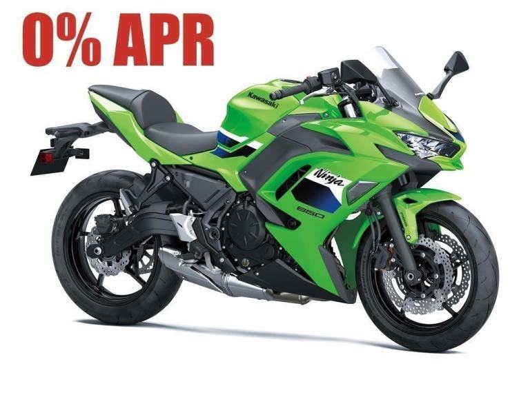 2026 Kawasaki Ninja 650 0% APR Available
