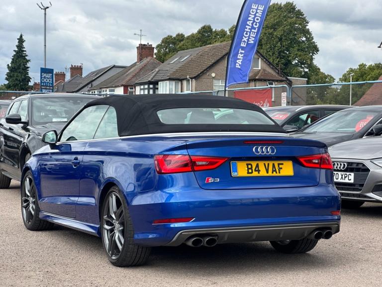  Audi S3 2.0 TFSI Cabriolet S Tronic quattro Euro 6 (s/s) 2dr (Nav) Petrol Automatic