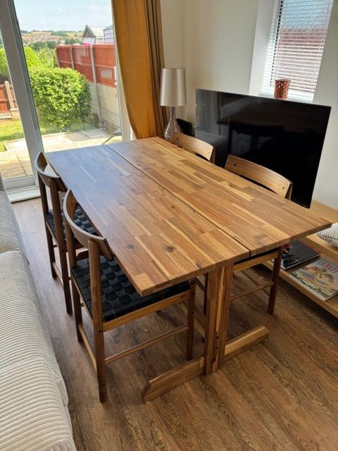  Dining Table and 4 chairs. Further reduced.
