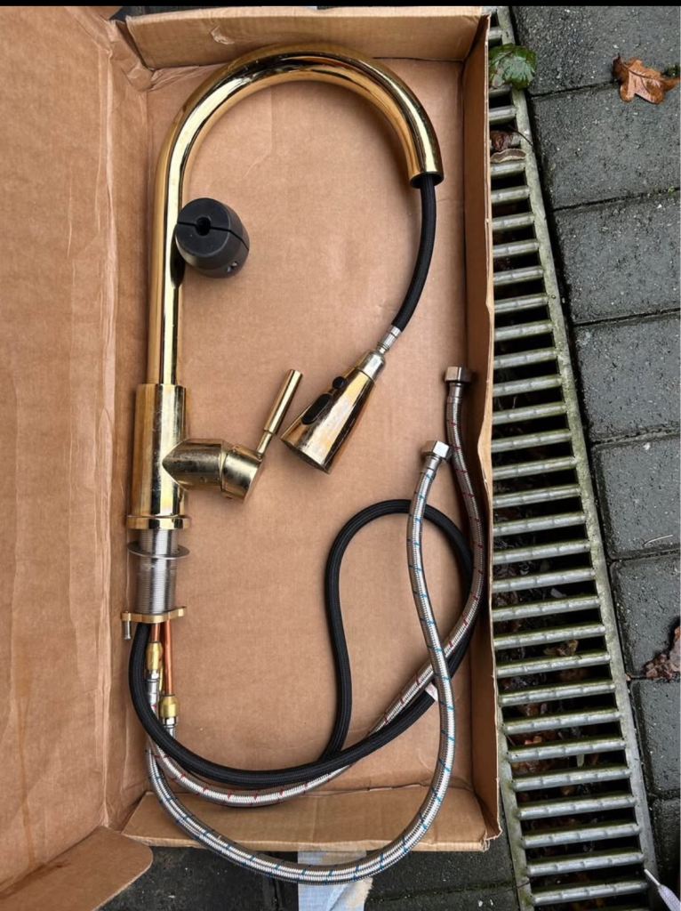 Kitchen Chrome Mixer Tap