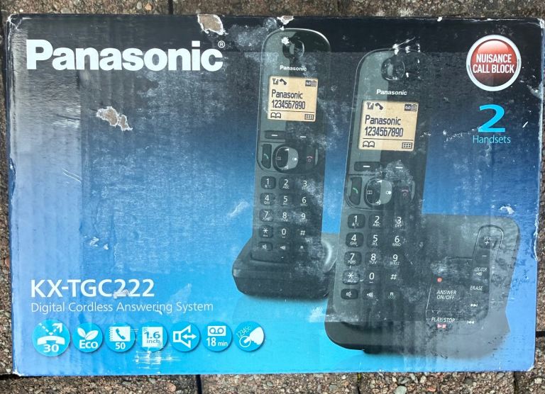 2x Panasonic Cordless Phones