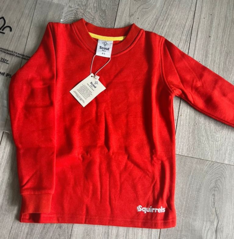 Brand new official squirrel scouts uniform jumper