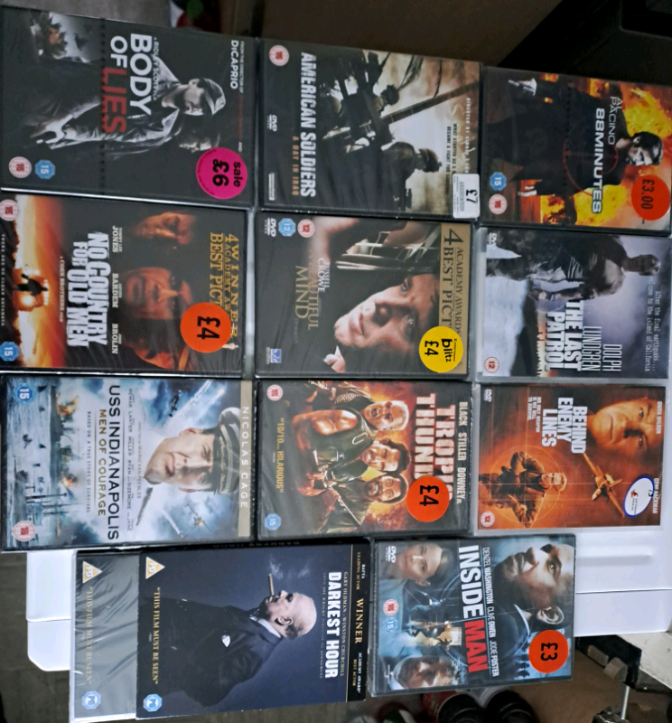 11 brand new dvds