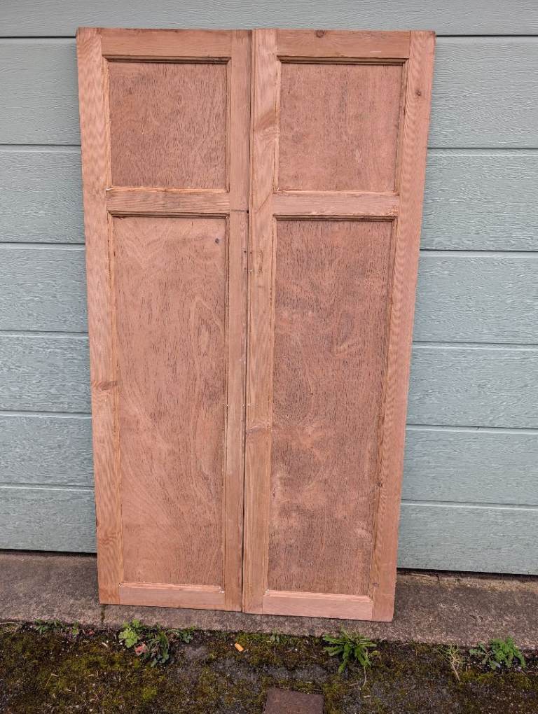 Stripped Pine Wardrobe/Cupboard Doors