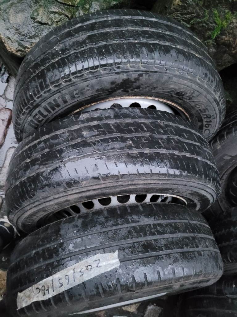 14x vw Transporter T5 T6 van wheels and 205 65 16c tyres 