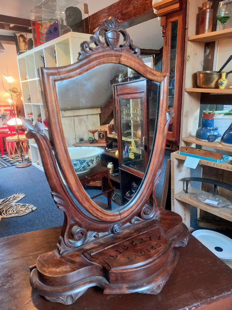 Antique Victorian Dresser Mirror
