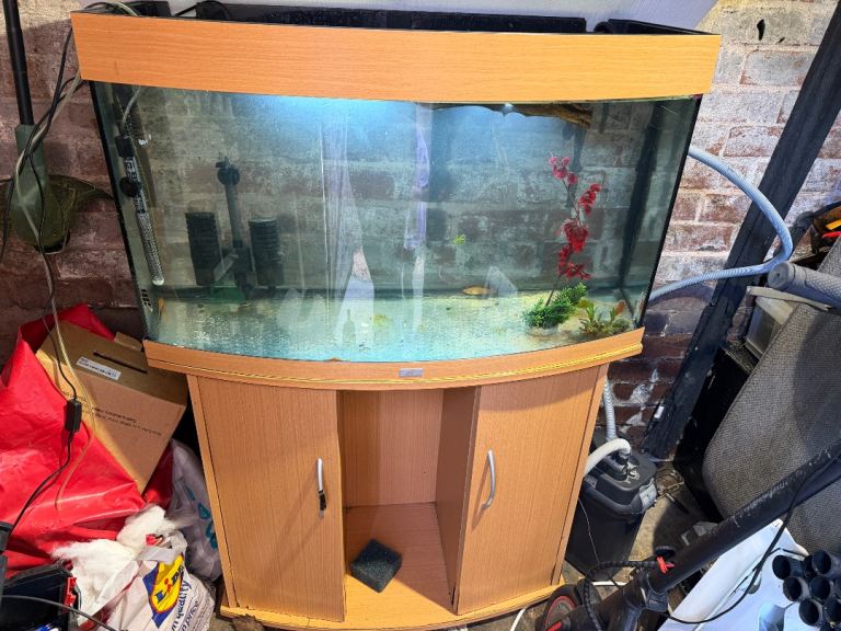 Jewel 180 fish tank and cabinet 