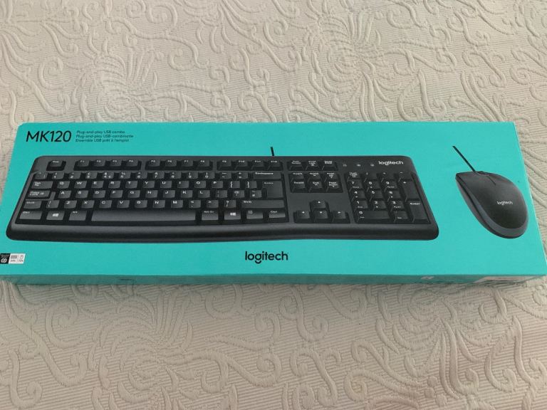 Logitech MK120 Keyboard & Mouse Combo (Opened - Never Used)
